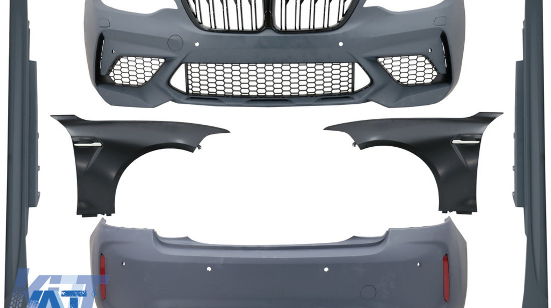 Pachet Exterior compatibil cu BMW Seria 2 F22 Coupe F23 Cabrio (2014-2017) M2 Design