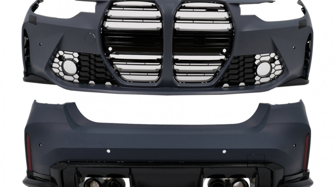 Pachet Exterior compatibil cu BMW Seria 3 F30 (2011-2019) Conversie la G20 Design CBBMF30G20