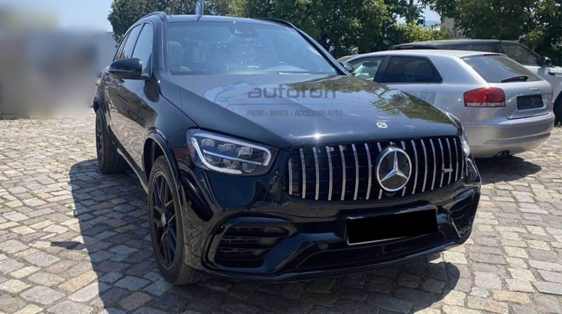 Pachet Exterior Compatibil Cu Mercedes GLC Suv X253 (2020+) 63 AMG Black Design