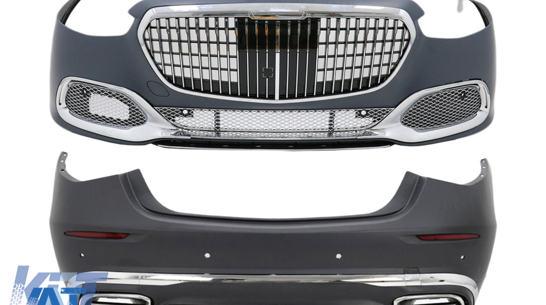 Pachet Exterior compatibil cu Mercedes S-Class W223 Limousine (2020-up) M-Design