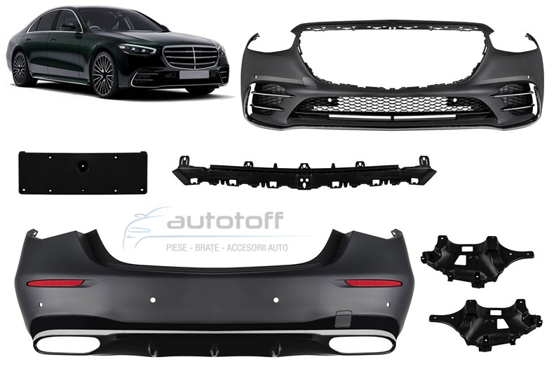 Pachet Exterior Compatibil Cu Mercedes S-Class W223 (2020+) S450 Design