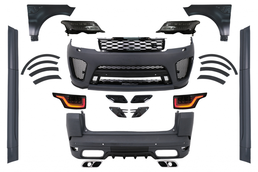 Pachet Exterior compatibil cu Range Rover Sport L494 (2013-2017) Conversie catre 2019 SVR Design