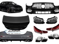 Pachet exterior compatibil Mercedes E-Class W213 (16-19) E63 Conversie la 2020+