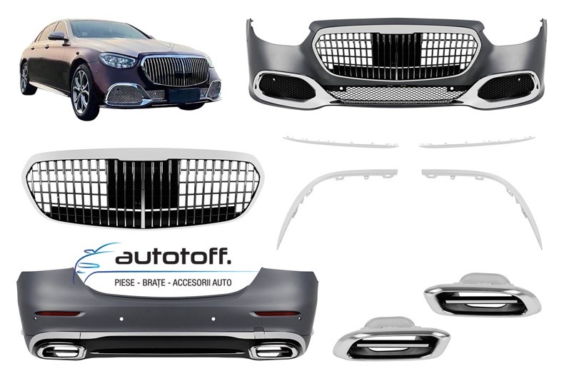 Pachet exterior compatibil Mercedes E-Class W213 Facelift (19-22) Conversie MBH W223