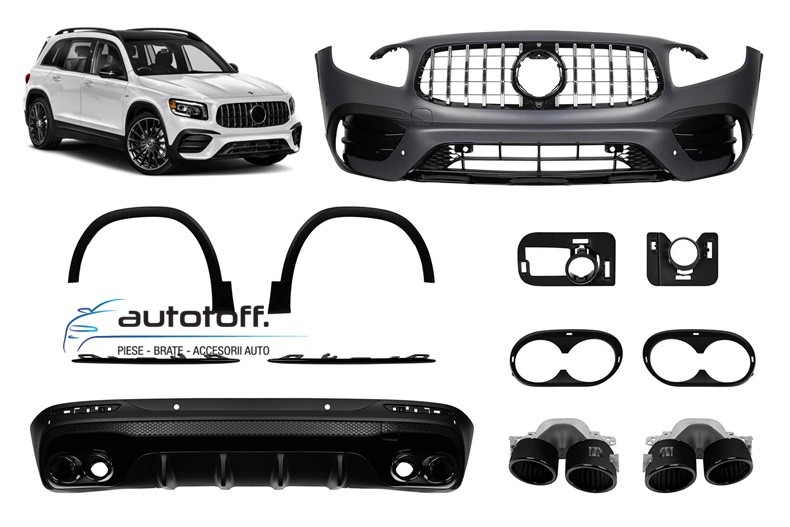 Pachet exterior compatibil Mercedes GLB X247 (2019+) 45AMG Design