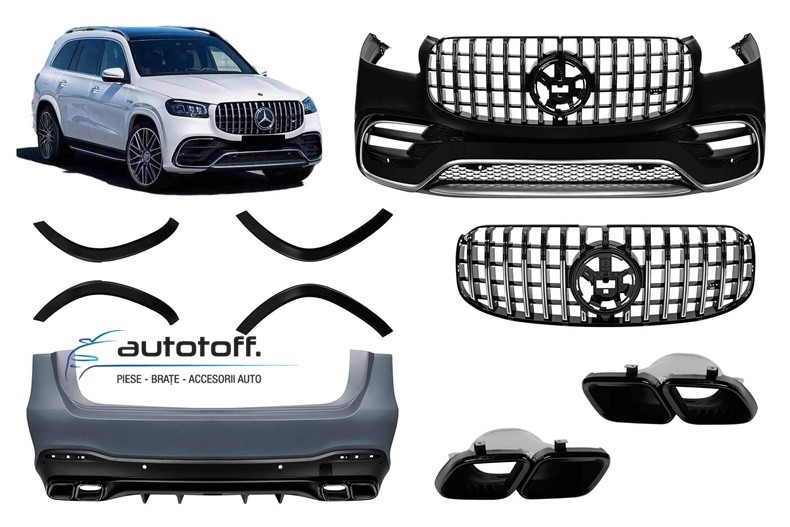 Pachet exterior compatibil Mercedes GLS X167 (20-23) 63AMG Design