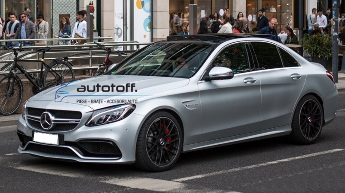 Pachet exterior compatibil Mercedes W205 C-Class (2014+) AMG C63 Design