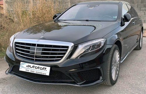 Pachet exterior compatibil Mercedes W222 S-Class (2013+) model S63 AMG Long