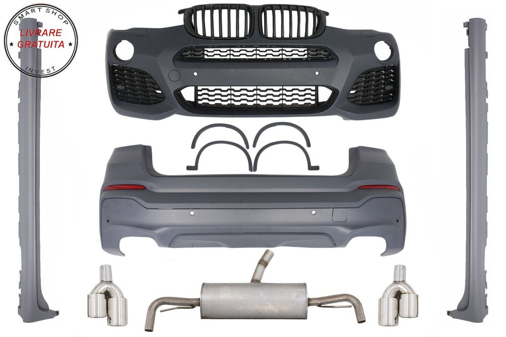 Pachet Exterior Complet BMW F26 X4 (2014-03.2018) X4M Design- livrare gratuita