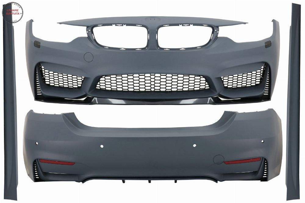 Pachet Exterior Complet BMW Seria 4 F32 Coupe F33 Cabrio (2013-2019) M4 Design- livrare gratuita