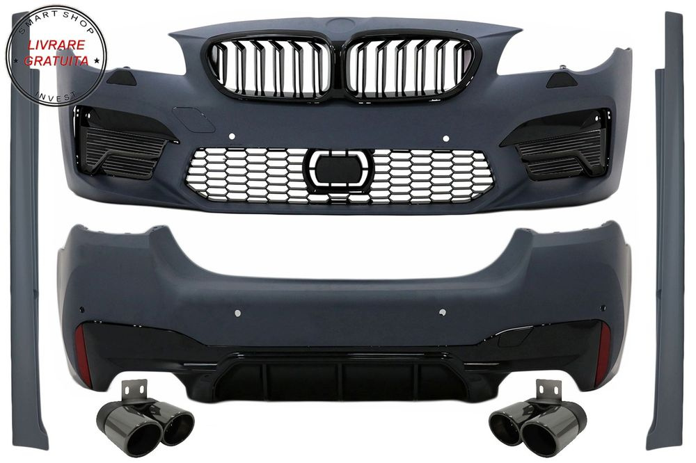 Pachet Exterior Complet BMW Seria 5 F10 (2010-2017) Conversie la G30 LCI M5 Design- livrare gratuita