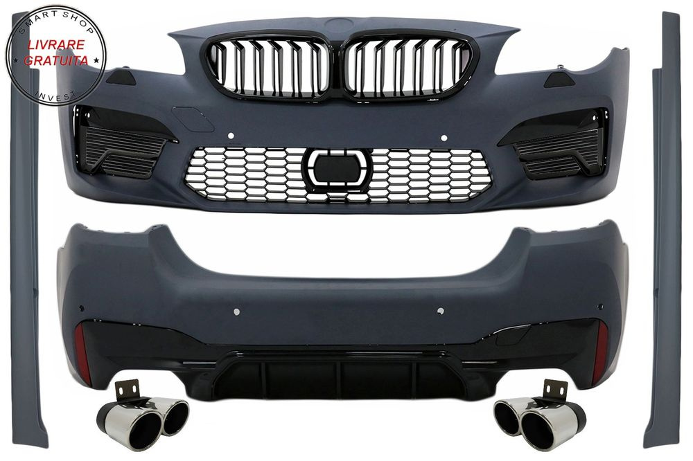 Pachet Exterior Complet BMW Seria 5 F10 (2010-2017) Conversie la G30 LCI M5 Design- livrare gratuita