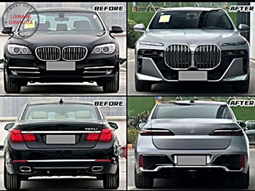 Pachet Exterior Complet BMW Seria 7 Series F01 (2008-2015) Conversie la G70 2022 D- livrare gratuita