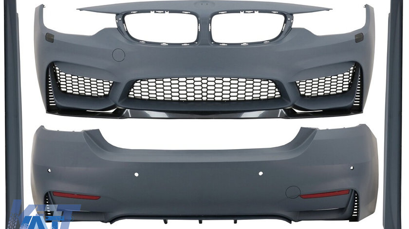 Pachet Exterior Complet compatibil cu BMW Seria 4 F32 Coupe F33 Cabrio (2013-2019) M4 Design