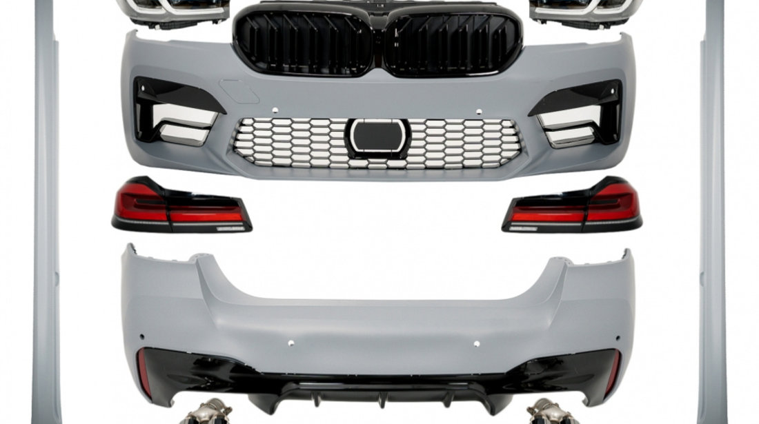 Pachet Exterior Complet compatibil cu BMW Seria 5 G30 (2017-2019) Conversie la G30 M5 LCI 2020 Design CBBMG30M5FL