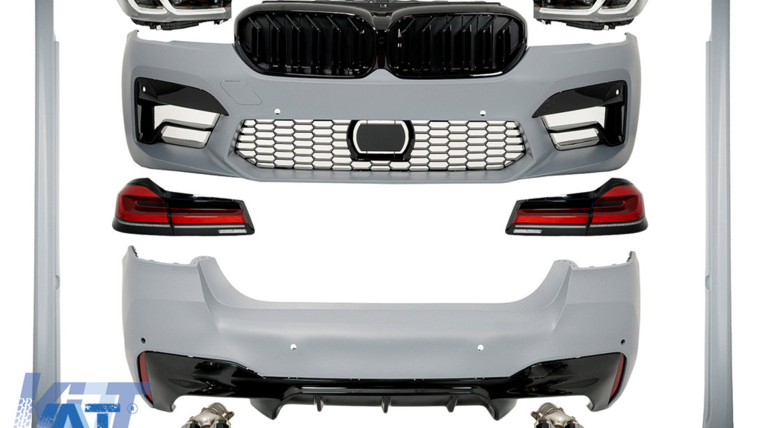 Pachet Exterior Complet compatibil cu BMW Seria 5 G30 (2017-2019) Conversie la G30 M5 LCI 2020 Design