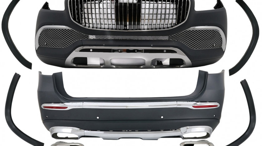 Pachet Exterior Complet compatibil cu Mercedes GLS SUV X167 (2019-2023) M-Design CBMBX167MB