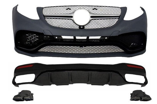 Pachet Exterior Complet compatibil cu Mercedes GLE W166 (2015-2018) CBMBGLEW166B