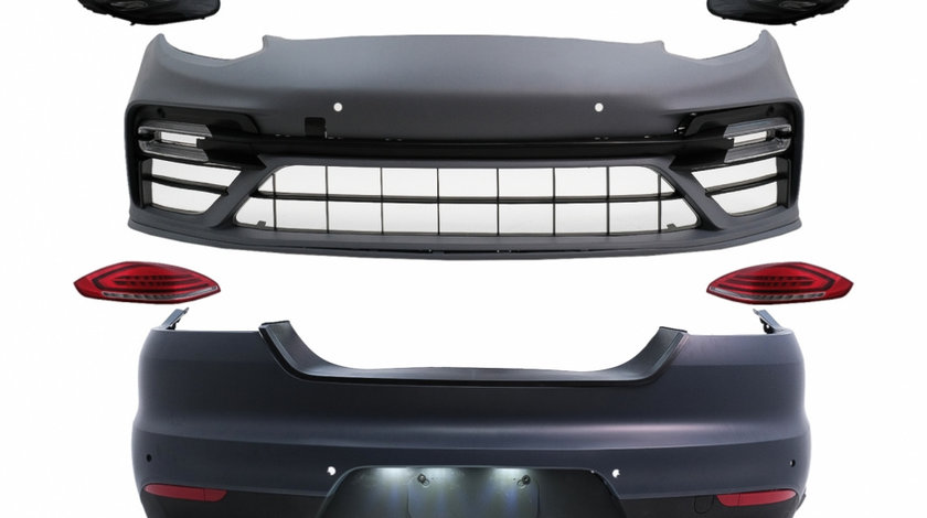 Pachet Exterior Complet compatibil cu Porsche Panamera I 970 Hatchback (2010-2013) Conversie la 971 Turbo S Look CBPOPA