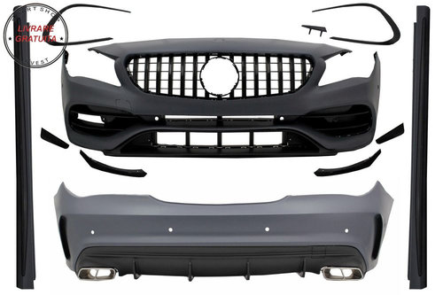 Pachet Exterior Complet cu Mercedes CLA C117 W117 (2013-2018) Facelift CLA45 Desig- livrare gratuita