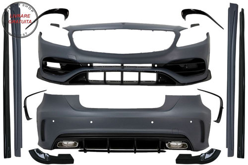 Pachet Exterior Complet Mercedes A-Class W176 (2012-2018) Facelift A45 Design- livrare gratuita