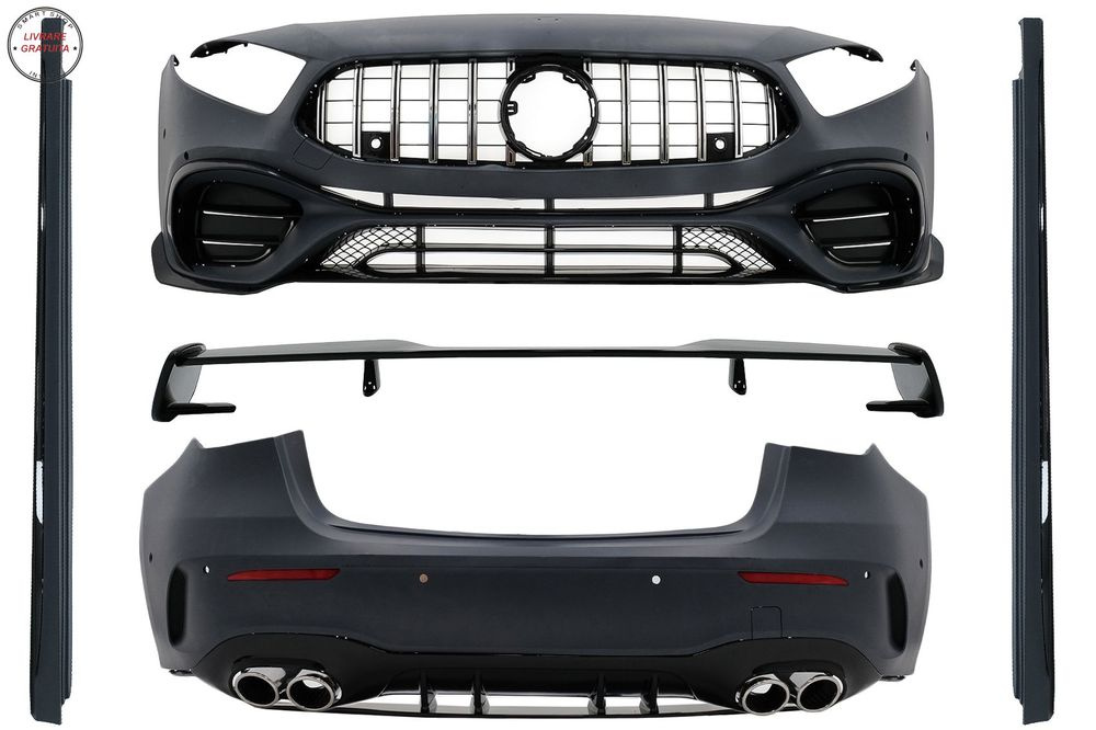 Pachet Exterior Complet Mercedes A-Class W177 5 Usi Hatchback (2018-2022) A45 Desi- livrare gratuita