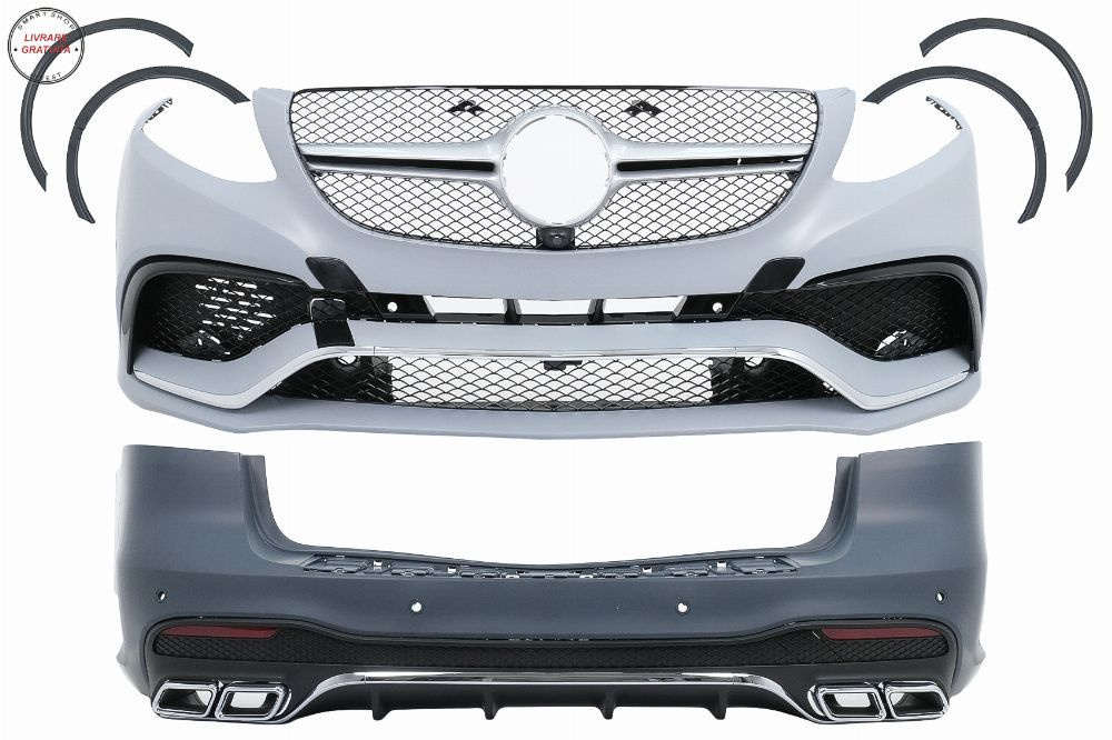 Pachet Exterior Complet Mercedes GLE SUV W166 (2015-2019) GLE63 Design- livrare gratuita