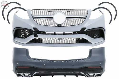 Pachet Exterior Complet Mercedes GLE SUV W166 (2015-2019) GLE63 Design- livrare gratuita