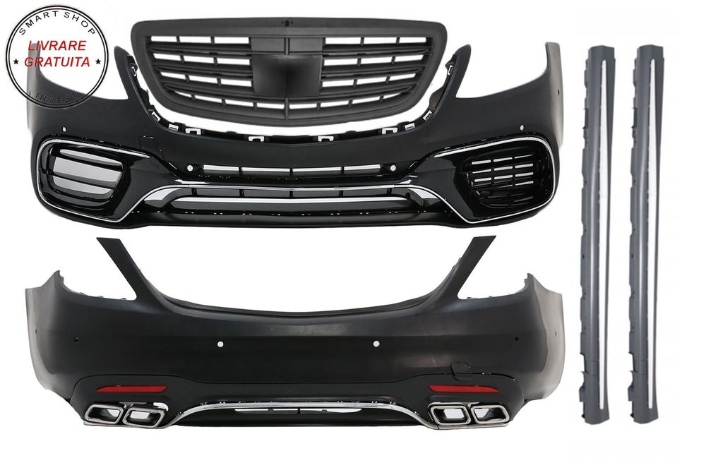 Pachet Exterior Complet Mercedes S-Class W222 Facelift (2013-08.2020) S63 Design C