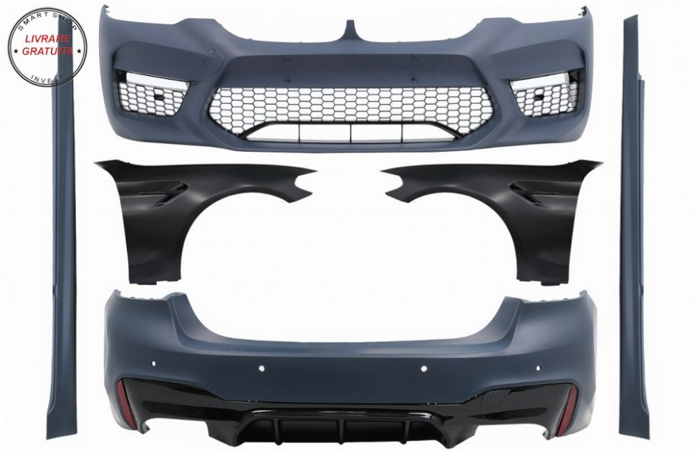 Pachet Exterior cu Aripi Laterale BMW Seria 5 G30 (2017-2019) M5 Design- livrare gratuita
