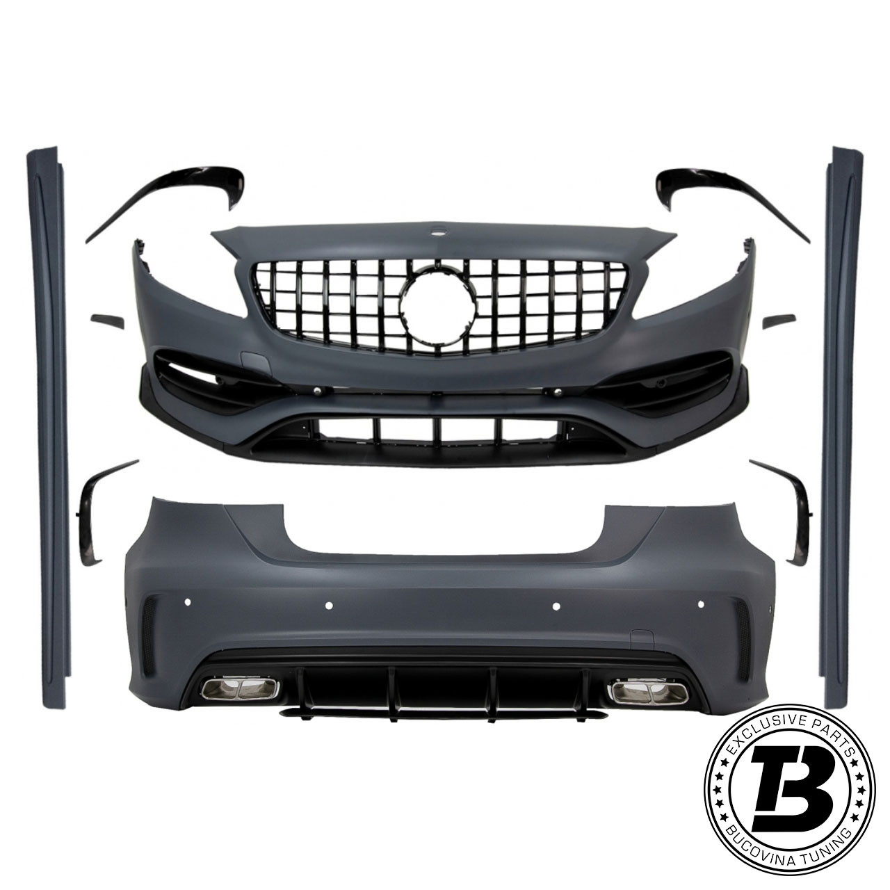 Pachet Exterior cu Grila Neagra compatib
