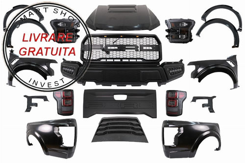 Pachet exterior Kit Conversie Complet Facelift Ford Ranger (2015-2021) to 2017 F15- livrare gratuita