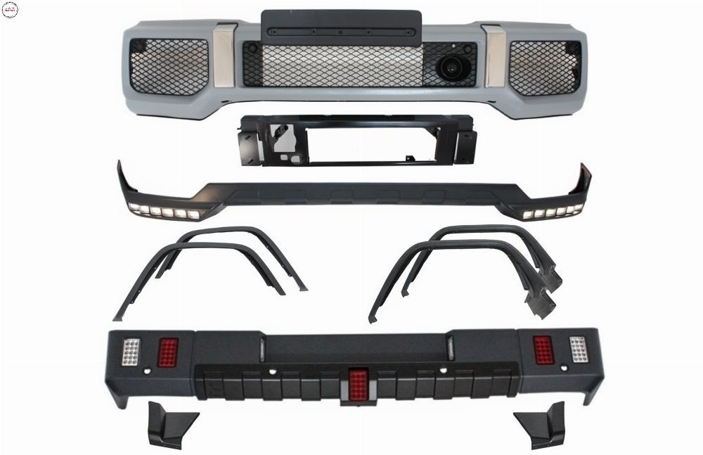 Pachet Exterior Mercedes G-Class W463 (1989-2017) G63 G65 Design cu Prelungiri Ari- livrare gratuita