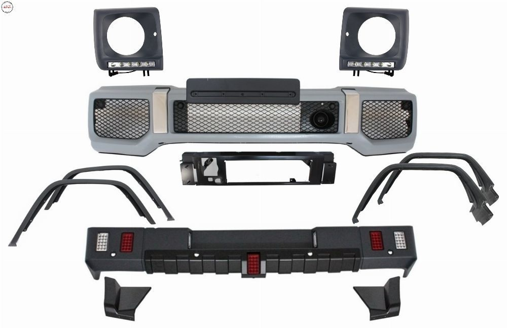 Pachet Exterior Mercedes G-Class W463 (1989-2018) G63 G65 Design cu Prelungiri Ari- livrare gratuita