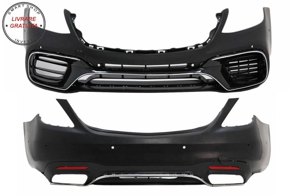 Pachet Exterior Mercedes S-Class W222 Facelift (06.2017-08.2020) S63 Design- livrare gratuita