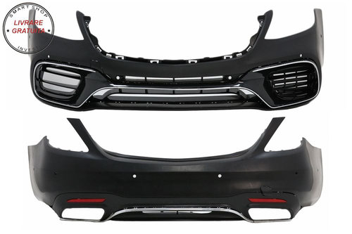 Pachet Exterior Mercedes S-Class W222 Facelift (06.2017-08.2020) S63 Design- livrare gratuita