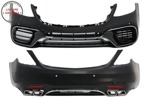 Pachet Exterior Mercedes S-Class W222 Facelift (2013-08.2020) S63 Design- livrare gratuita