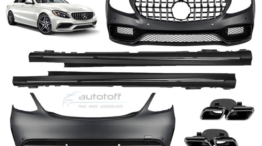 Pachet Exterior Mercedes W205 C-Class (2014+) C63 Design