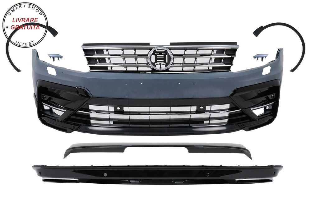 Pachet Exterior VW Tiguan II Mk2 AD BW (2016-2019) R-Line Design- livrare gratuita