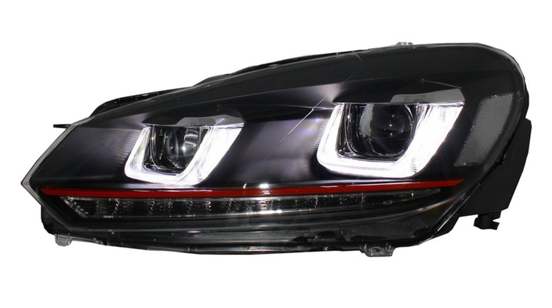 Pachet Faruri Si Stopuri LED DRL COMPATIBIL CU VW Golf 6 (08-13)