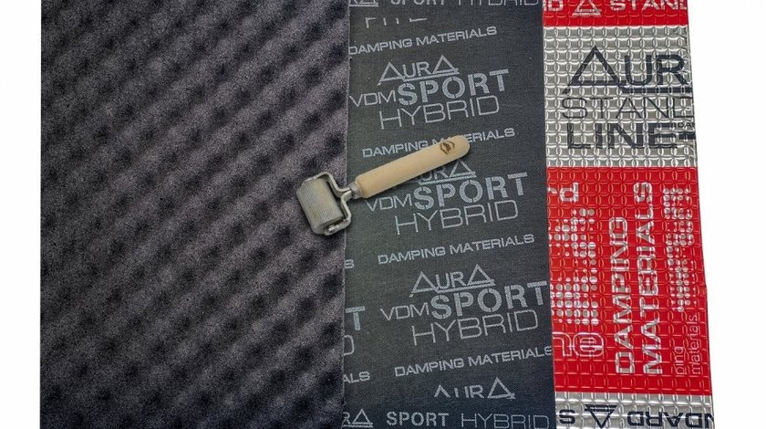 PACHET INSONORIZANT PENTRU DOUA USI AURA PRO DOOR - STANDARD, VIBRO FONO TERMO / 3 STRATURI
