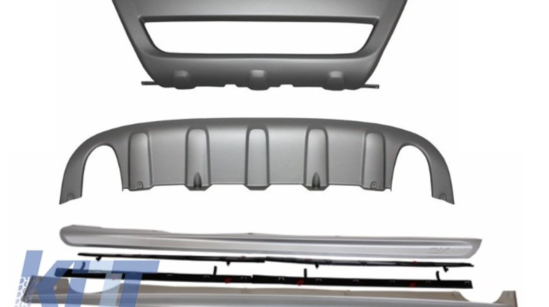 Pachet prelungiri off-road si praguri trepte laterale Volvo XC60 R-design (2008-up)