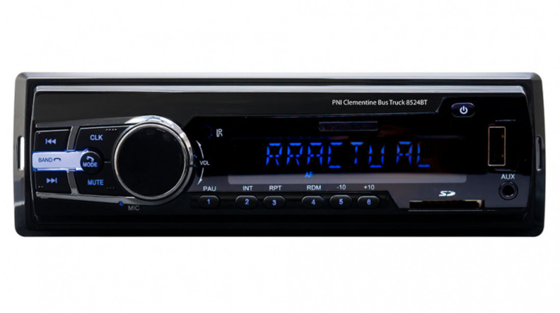 Pachet Radio MP3 player auto PNI Clementine 8524BT 4x45w + Difuzoare auto coaxiale PNI HiFi650, 120W, 16.5 cm PNI-AK004