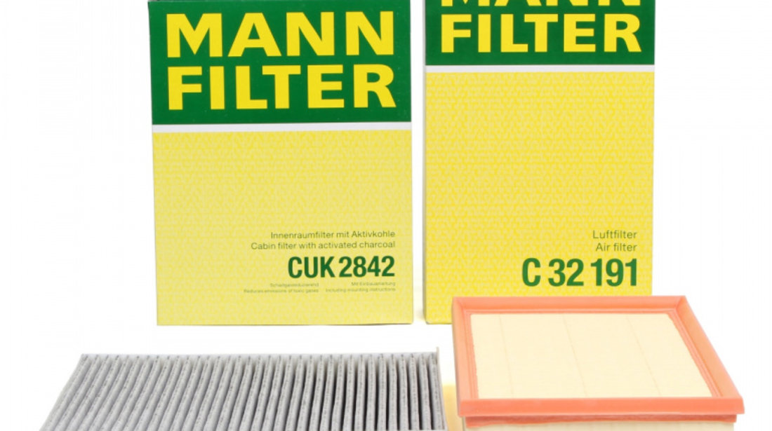 Pachet Revizie Filtre Aer + Polen Mann Filter Volkswagen T5 2003-2015