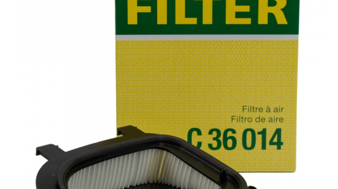 Pachet Revizie Filtru Aer + Polen Mann Filter Bmw X3 F25 2011-2016 sDrive18d + xDrive20d + xDrive30d C36014+CUK19004