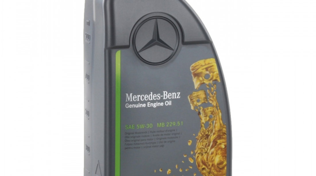 Pachet Revizie Mercedes Ulei Motor Mercedes-Benz 229.51 5W-30 5L A000989690613ABDE + 2 Buc Ulei Motor Mercedes-Benz 229.51 5W-30 1L A000989690611ABDE + Filtru Ulei Mann Filter Mercedes-Benz G-Class W461 2003→ HU718/1K