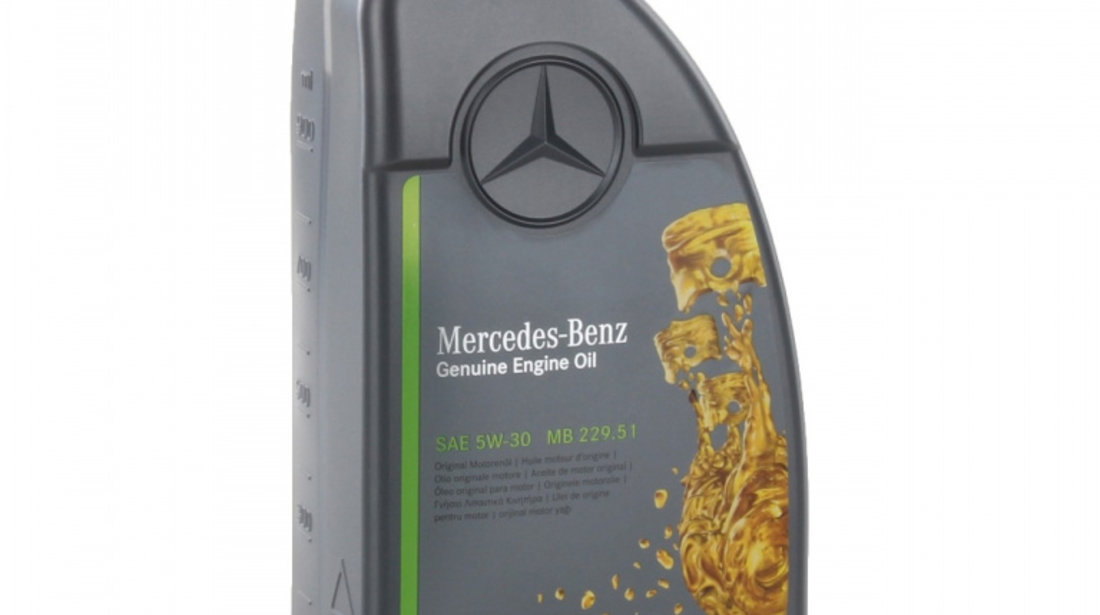 Pachet Revizie Mercedes Ulei Motor Mercedes-Benz 229.51 5W-30 5L A000989690613ABDE + 2 Buc Ulei Motor Mercedes-Benz 229.51 5W-30 1L A000989690611ABDE + Filtru Ulei Oe Mercedes-Benz C-Class S205 2014→ A6511800109