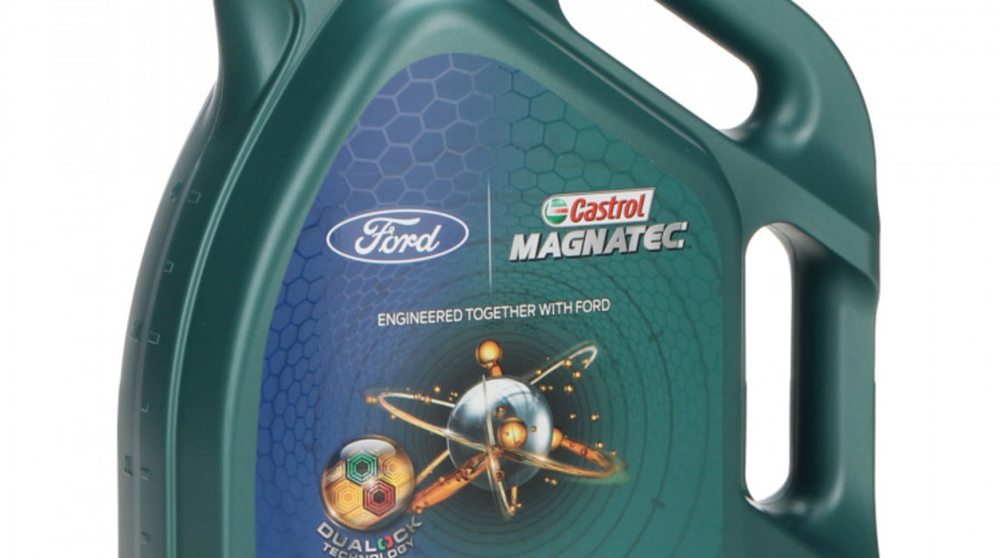 Pachet Revizie Ulei Motor Castrol Magnatec Ford 5W-20 E 5L 15D63F + Set Filtru Aer + Polen + Ulei + 3 Buc Bujie Oe Ford Fiesta 6 2012→ 1729860 + 1566997 + 2468342 + 3 Buc 1770305