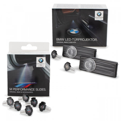 Pachet Set Holograme Logo Usi Oe Bmw X7 G07 2019→ M 68MM 63312468386 + Set 6 Buc Slideuri Pentru P...
