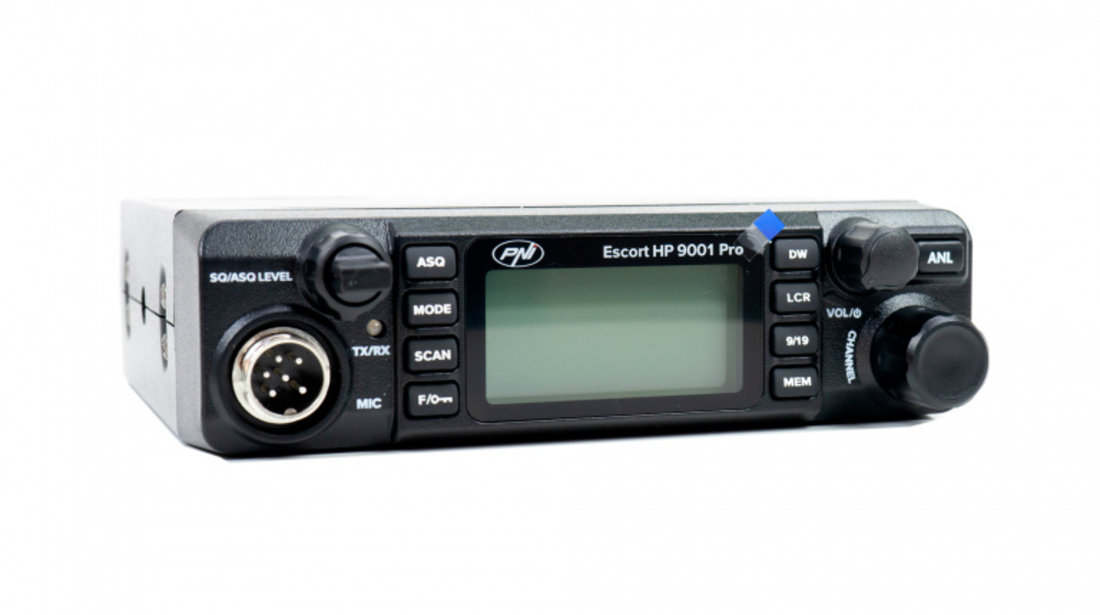 Pachet Statie radio CB PNI ESCORT HP 9001 PRO ASQ reglabil, AM-FM, 12V/24V, 4W + Antena CB PNI Extra 40 cu magnet, 30W, 26-30MHz, SWR 1.0, fibra de sticla PNI-PACK80PRO